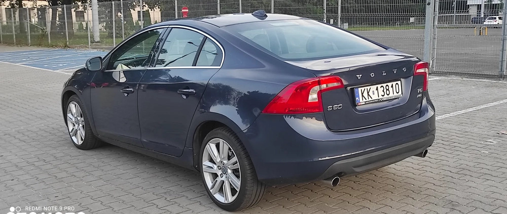 Volvo S60 cena 67000 przebieg: 101400, rok produkcji 2012 z Kraków małe 154